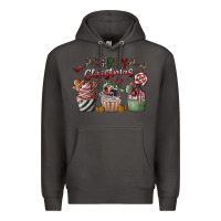 Smoke Merry Christmas Premium Hoodie - CowhideDigitalArt