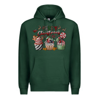 Sports Green Merry Christmas Premium Hoodie - CowhideDigitalArt