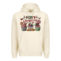 Tofu Merry Christmas Premium Hoodie - CowhideDigitalArt