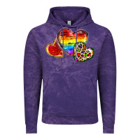 Cloud Purple Pride hearts Vintage Hoodie - FaDigitalArtStudio