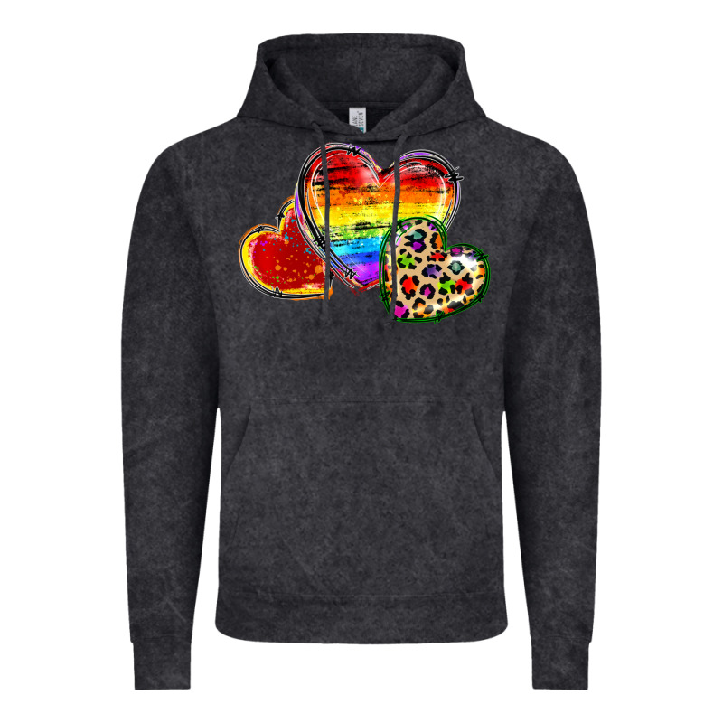 Pride Hearts Vintage Hoodie by FaDigitalArtStudio | Teevron
