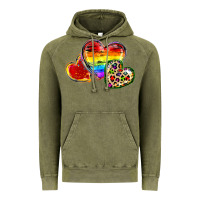 Vintage Olive Pride hearts Vintage Hoodie - FaDigitalArtStudio