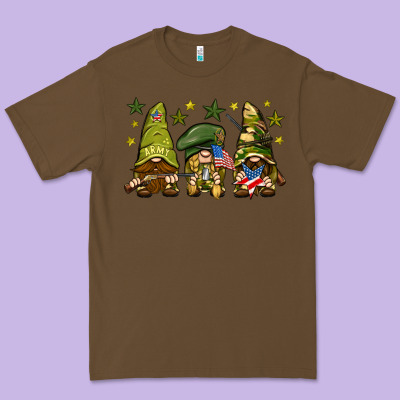 Army Gnomes 4th Of July Premium Tee Designed By Howdyjamesfarm