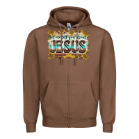 Chestnut let me tell you about jesus Zipper Hoodie - BarkalooDesign