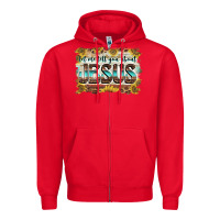 Red let me tell you about jesus Zipper Hoodie - BarkalooDesign