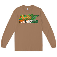 Tennessee Map St Patricks Day Long Sleeve Tee | Teevron