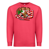Cardinal joy with baseball and christmas gift and candies Premium Sweatshirt - AdoDesignShop