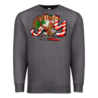 Charcoal Heather joy with baseball and christmas gift and candies Premium Sweatshirt - AdoDesignShop
