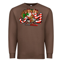 Chestnut joy with baseball and christmas gift and candies Premium Sweatshirt - AdoDesignShop
