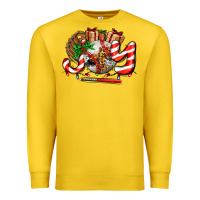 Lemon joy with baseball and christmas gift and candies Premium Sweatshirt - AdoDesignShop
