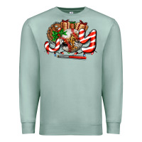 Seafoam joy with baseball and christmas gift and candies Premium Sweatshirt - AdoDesignShop