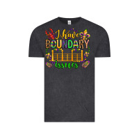 Vintage Black ı have boundary issues mardi gras olivia Vintage Tee - OliviaCreatesArt