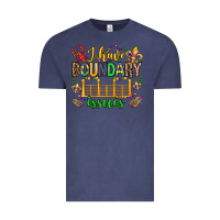 Vintage Denim ı have boundary issues mardi gras olivia Vintage Tee - OliviaCreatesArt