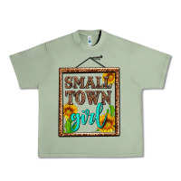 Oil Green small town girl olivia Urban Heavy Tee - OliviaCreatesArt