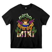 Black Nacho average Mini Heavy Core Tee - NancyCooperArtShop