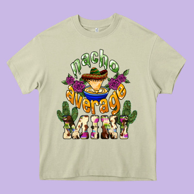 Nacho Average Mini Heavy Core Tee Designed By Nancycooperartshop