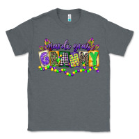 Charcoal Heather mardi gras grammy Classic Tee - CowGirlArtShop