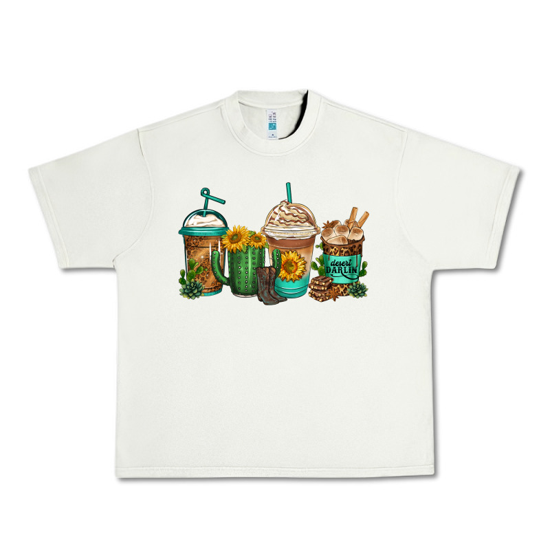 Desert Darlin Coffee Cups Urban Heavy Tee by Jasminsmagicworld | Teevron