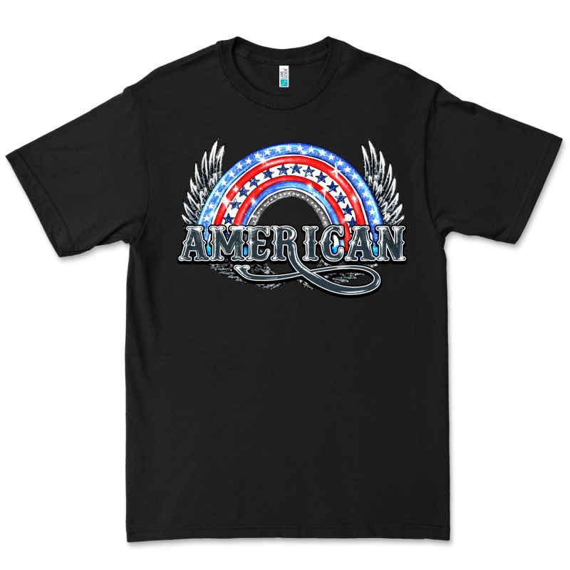 American Rainbow Premium Tee by HowdyJamesFarm | Teevron