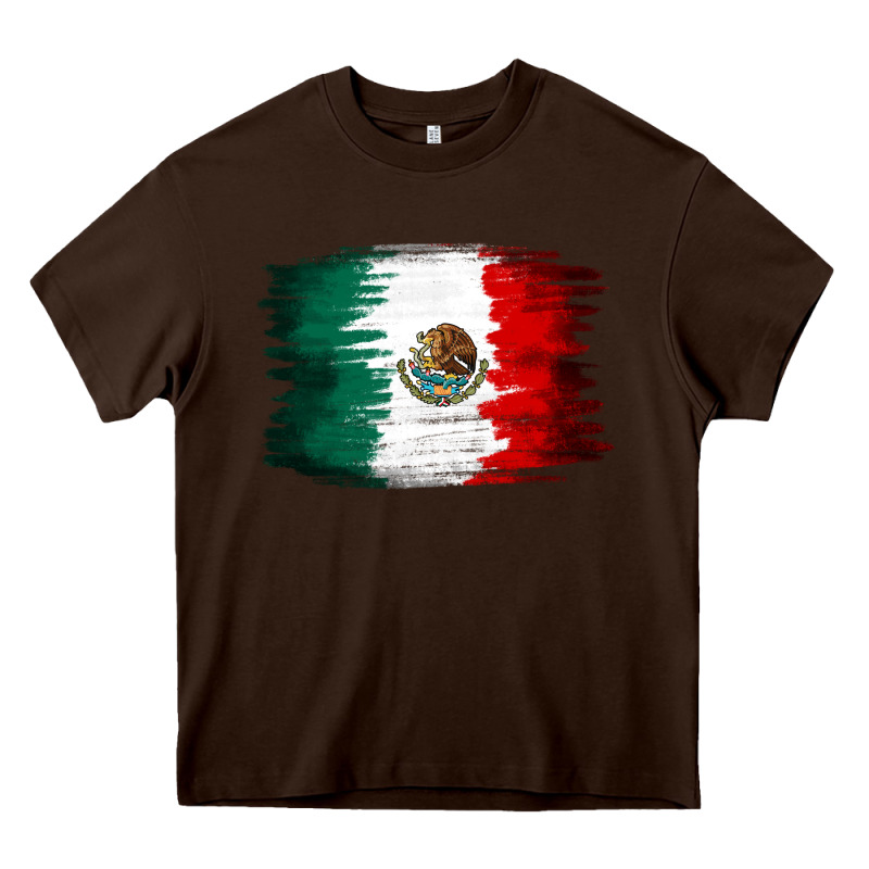 Mexican Flag Heavy Core Tee by NancyCooperArtShop | Teevron