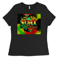 Black i am black history tumbler cowgirl Ladies Tee - CowGirlArtShop