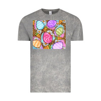 Cloud Rock Easter eggs daisies carrots Vintage Tee - OliviaCreatesArt