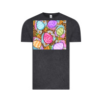 Vintage Black Easter eggs daisies carrots Vintage Tee - OliviaCreatesArt