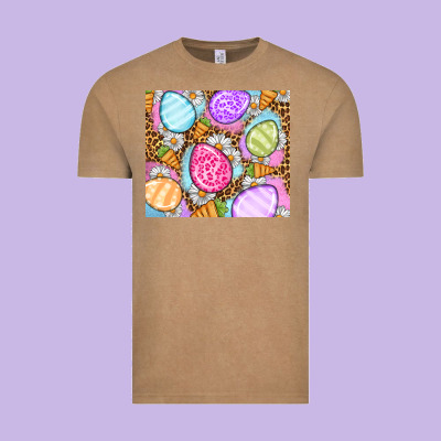 Easter Eggs Daisies Carrots Vintage Tee Designed By Oliviacreatesart