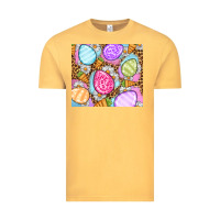 Vintage Mustard Easter eggs daisies carrots Vintage Tee - OliviaCreatesArt