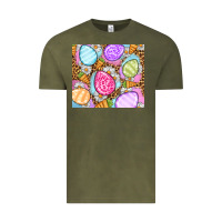 Vintage Olive Easter eggs daisies carrots Vintage Tee - OliviaCreatesArt