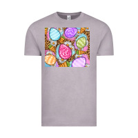 Vintage Zinc Easter eggs daisies carrots Vintage Tee - OliviaCreatesArt