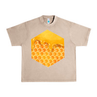 French Oak honeycomb fa element Urban Heavy Tee - FaDigitalArtStudio