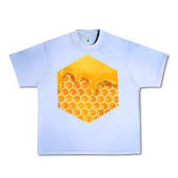 Grape Ice honeycomb fa element Urban Heavy Tee - FaDigitalArtStudio