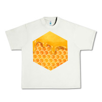 Pistachio honeycomb fa element Urban Heavy Tee - FaDigitalArtStudio