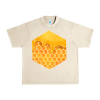 Sandshell honeycomb fa element Urban Heavy Tee - FaDigitalArtStudio