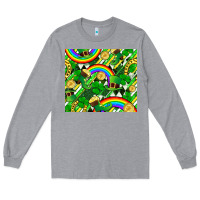 Heather Grey St. Patrick's Day Long Sleeve Tee - FaDigitalArtStudio