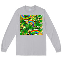 Moon Dust St. Patrick's Day Long Sleeve Tee - FaDigitalArtStudio