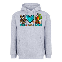 Heather Grey peace love whiskey Heavyweight Hoodie - AdoDesignShop
