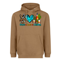 Toasted Coconut peace love whiskey Heavyweight Hoodie - AdoDesignShop