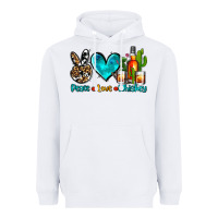 White peace love whiskey Heavyweight Hoodie - AdoDesignShop
