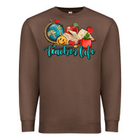 Chestnut teacher life Premium Sweatshirt - AdoDesignShop