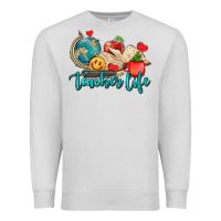 Dove Grey teacher life Premium Sweatshirt - AdoDesignShop