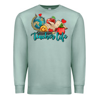 Seafoam teacher life Premium Sweatshirt - AdoDesignShop