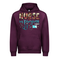 Mauve Wine nurse in progress Urban Hoodie - JahusDesignShop