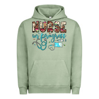 Pigment Oil Green nurse in progress Urban Hoodie - JahusDesignShop