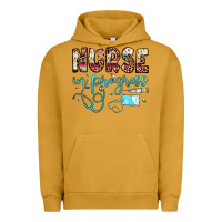 Pigment Peanut Butter nurse in progress Urban Hoodie - JahusDesignShop