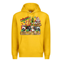 Lemon Merry Christmas  tractor Premium Hoodie - CowhideDigitalArt