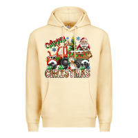 Pina Colada Merry Christmas  tractor Premium Hoodie - CowhideDigitalArt