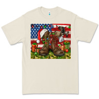Bone Army Veteran Boots Christmas Tumbler 4th of july Premium Tee - HowdyJamesFarm