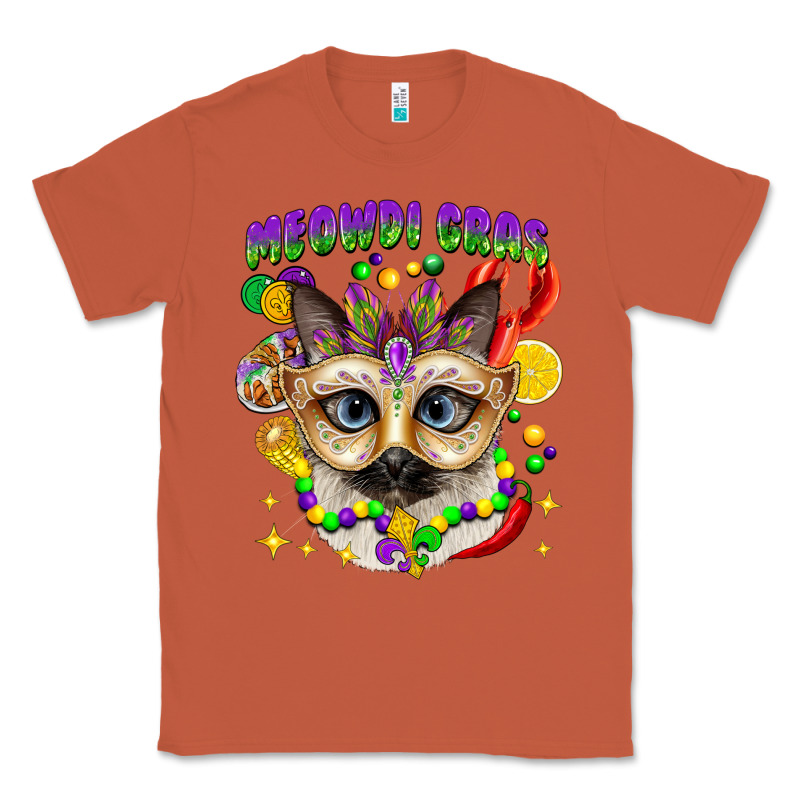 Meowdi Gras Mardi Gras Cat Classic Tee by CowGirlArtShop | Teevron